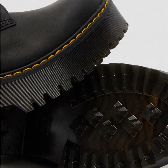 DR. MARTENS | Shriver Hi Women’s Wyoming Leather Heeled Boots 7 Black - Picture 10 of 12